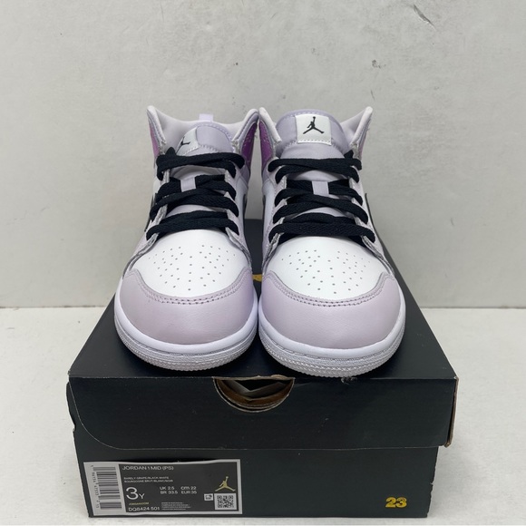 Nike Air Jordan 1 Retro Mid PS “Barely Grape” 2023 - Picture 2 of 4
